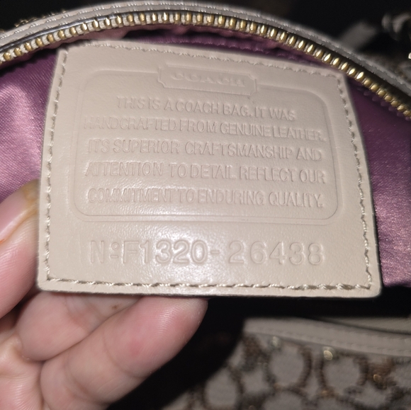 Coach euc poppy sequin east west satchel - Picture 10 of 10